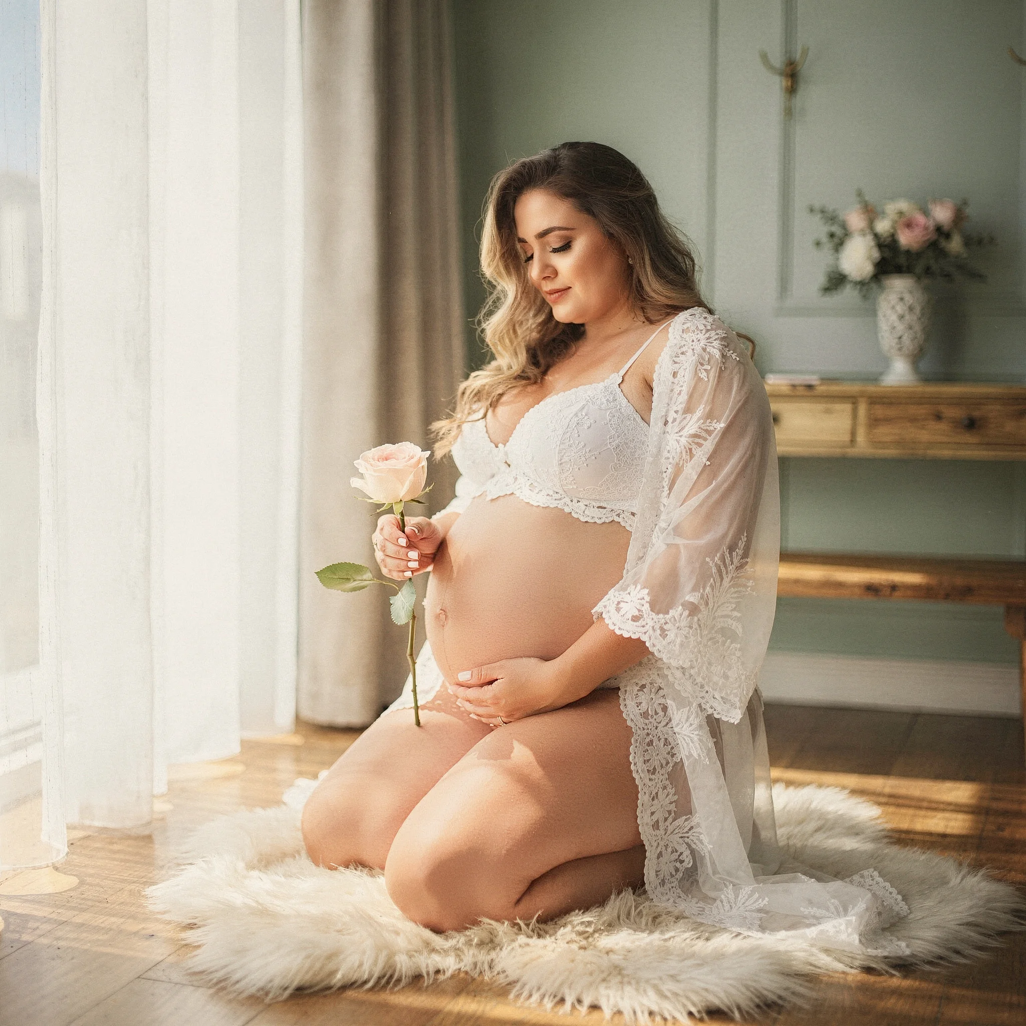 Boudoir retouch — After