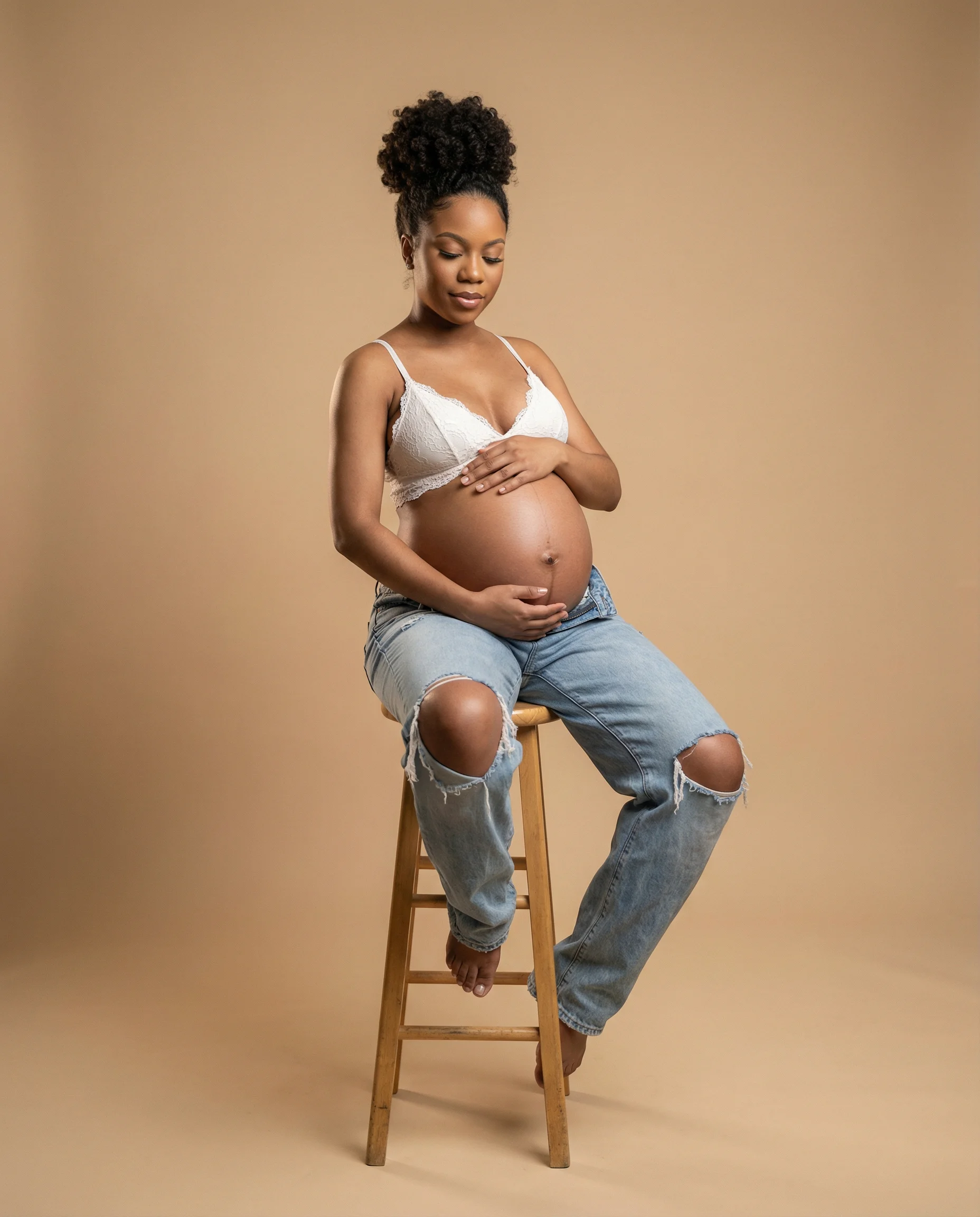 Maternity retouch — After