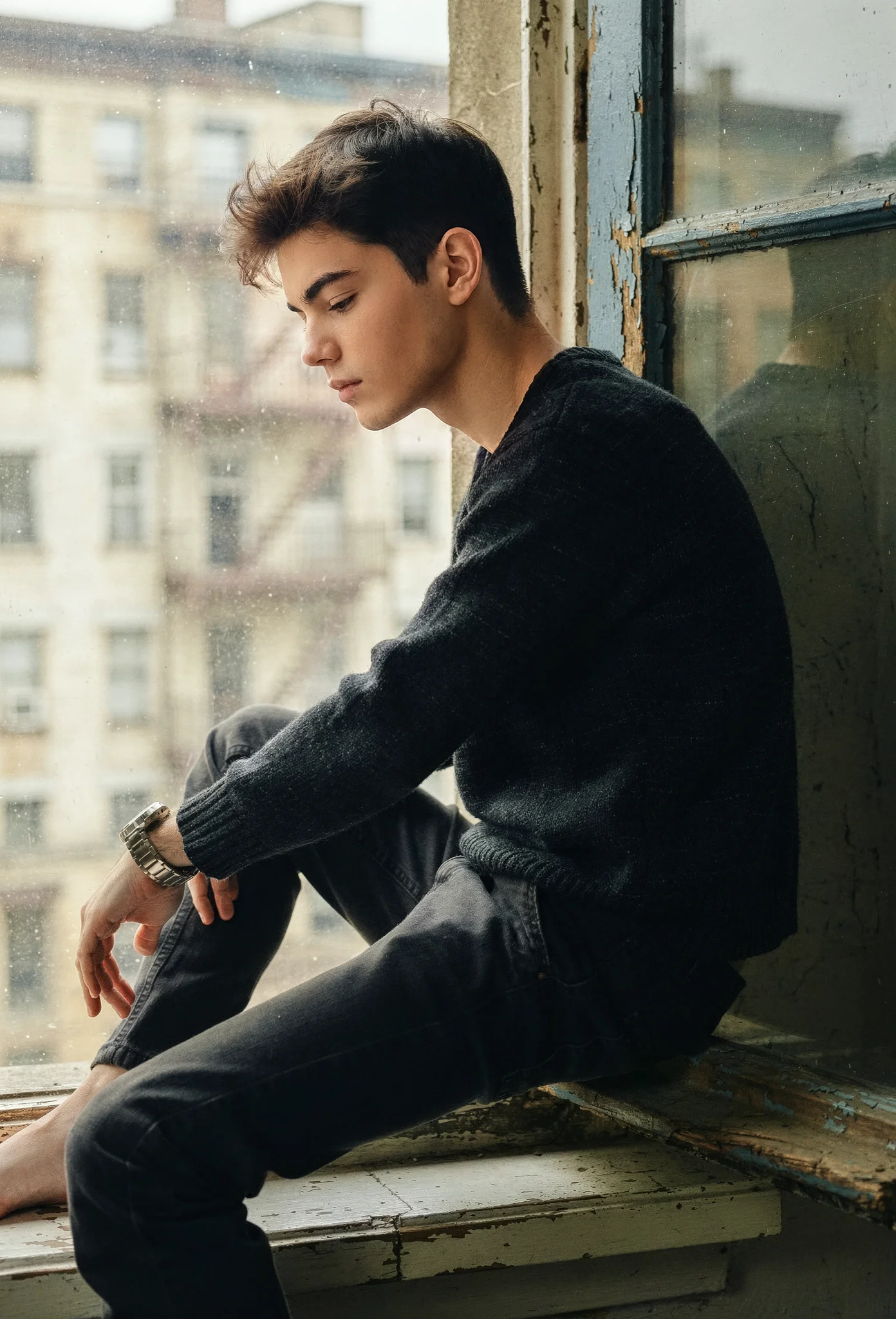 Portrait edit — single image